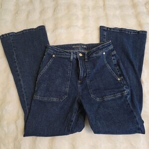 Michael Kors Dark Blue Flare Jeans